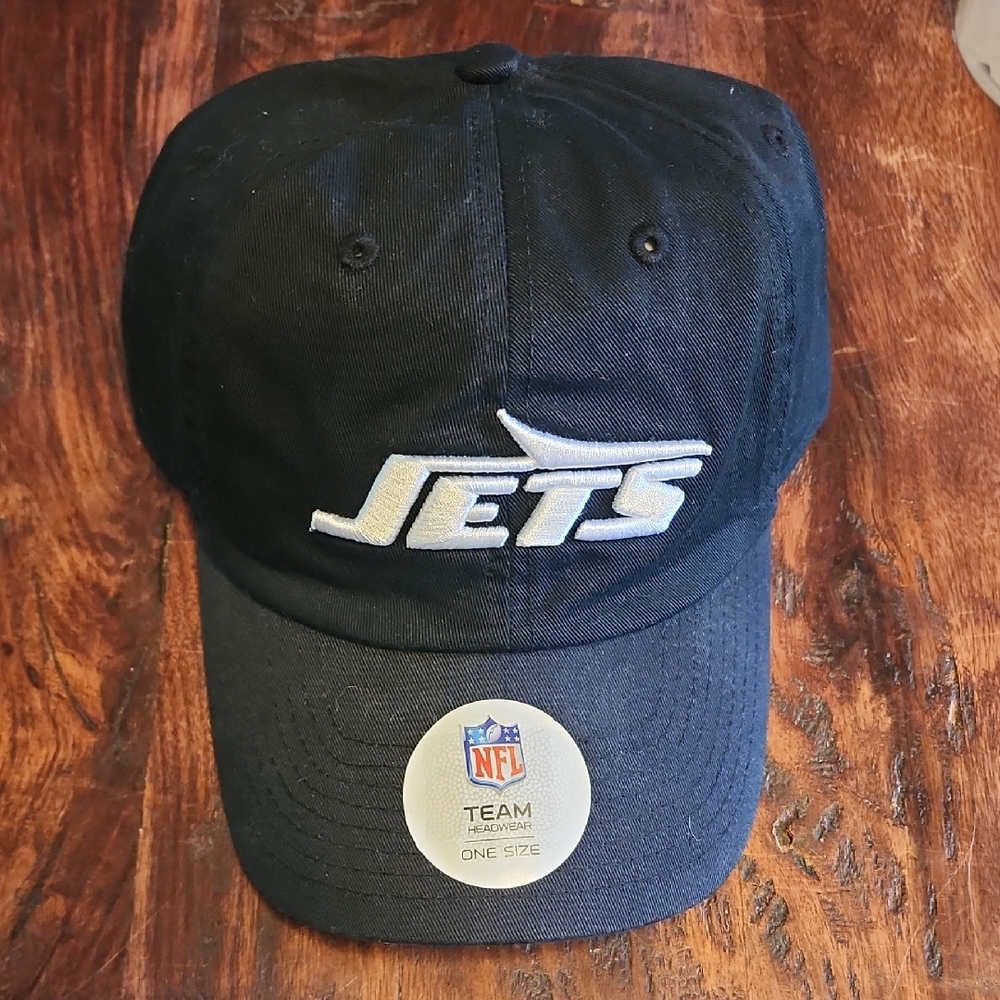 NFL Jets Black Cap